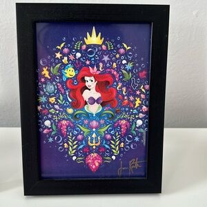 Autographed Ariel artwork